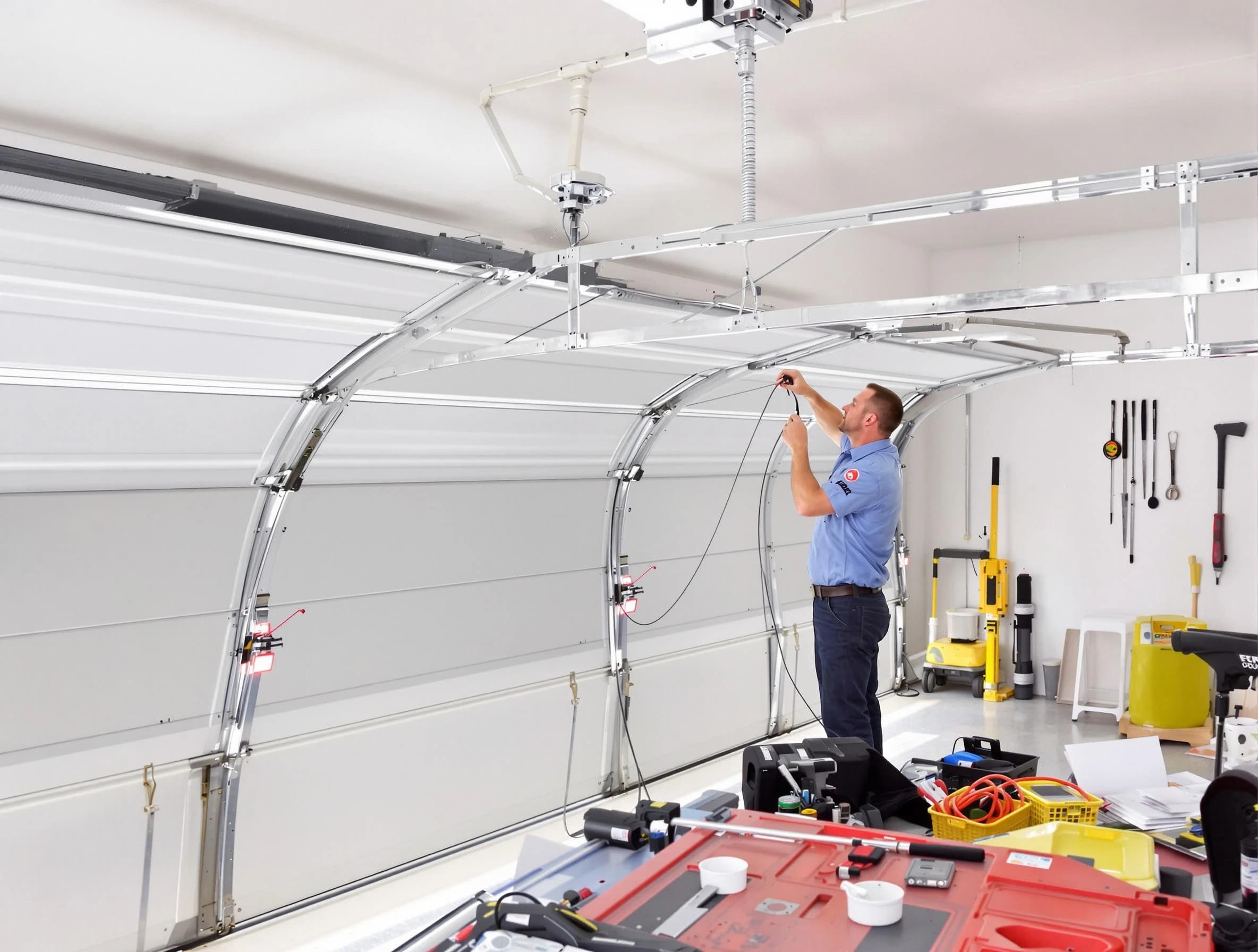 Garage door cable repair service by North Andover Garage Door Repair in North Andover