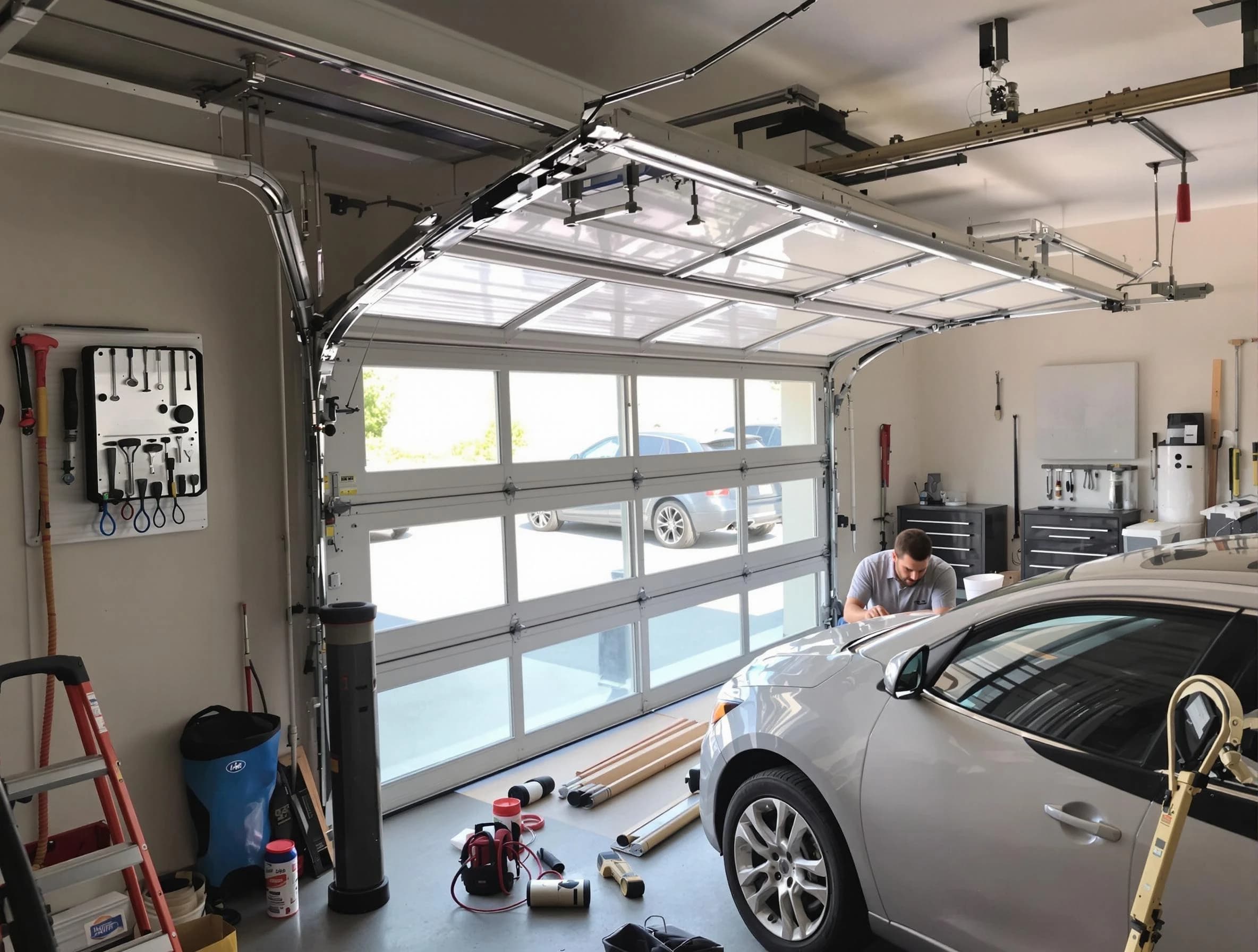 Garage door noise reduction service by North Andover Garage Door Repair in North Andover