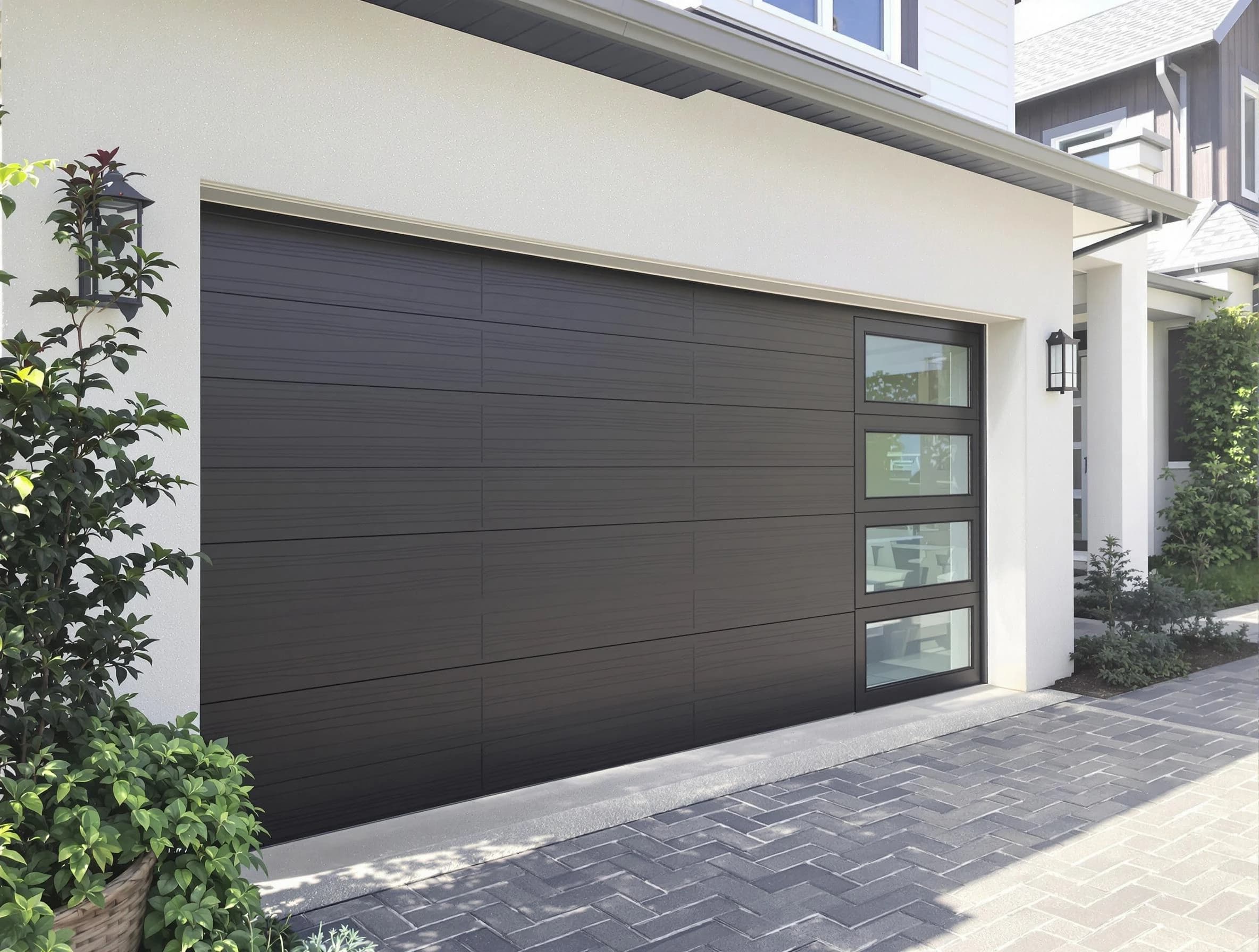Custom garage door installation by North Andover Garage Door Repair in North Andover