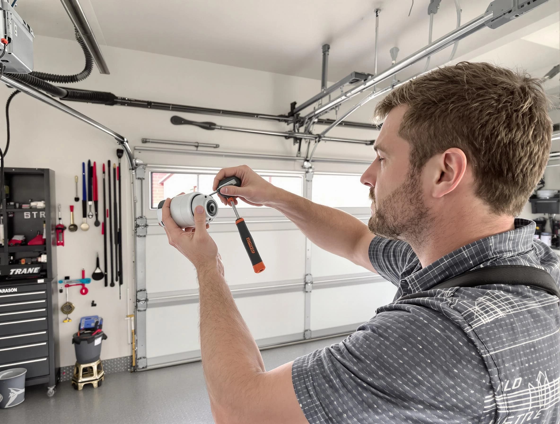 Garage door opener repair service by North Andover Garage Door Repair in North Andover