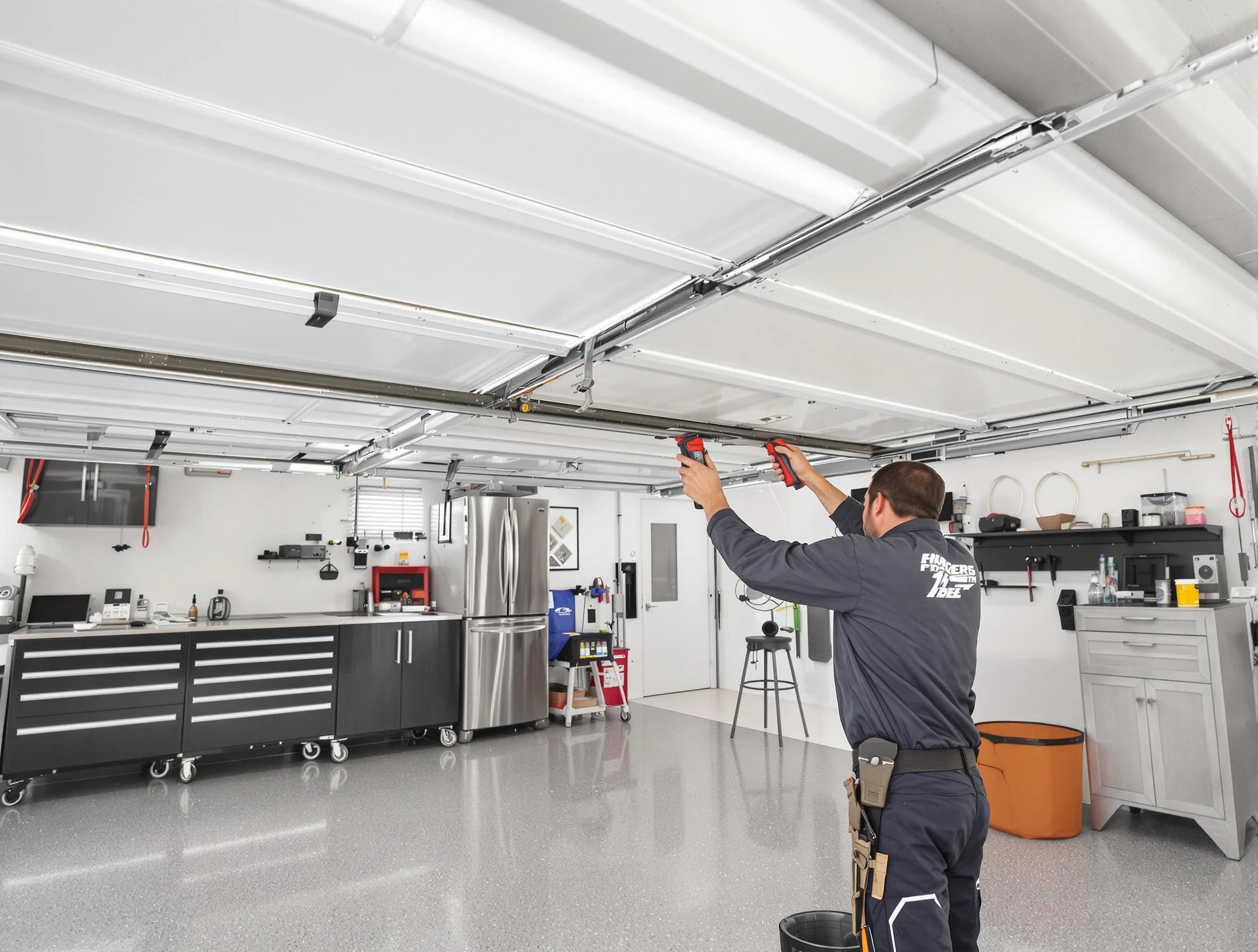 Overhead garage door repair service by North Andover Garage Door Repair in North Andover