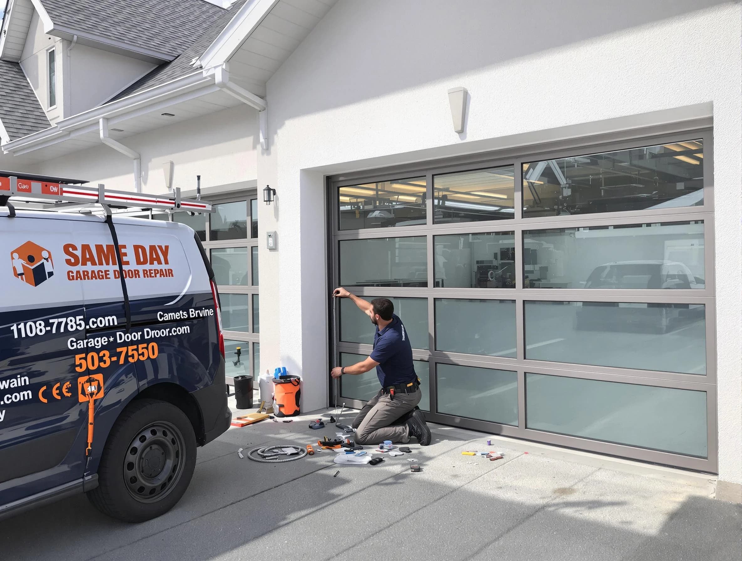 Same-day garage door repair service by North Andover Garage Door Repair in North Andover