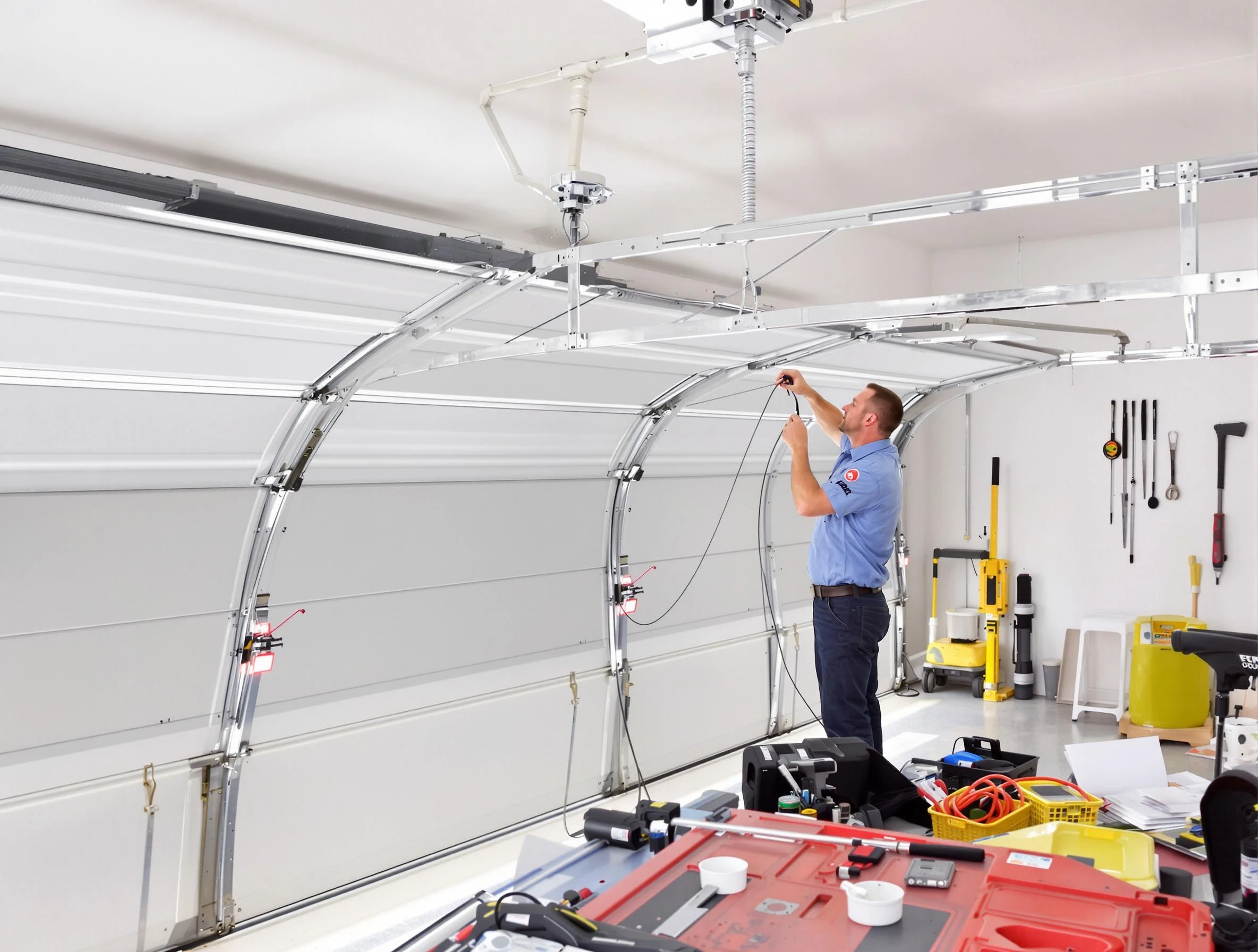 Garage door cable repair service by North Andover Garage Door Repair in North Andover