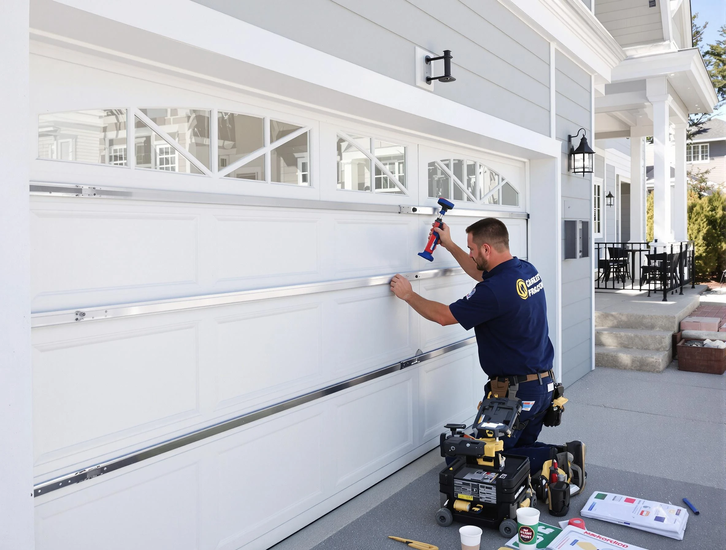 Professional garage door installation by North Andover Garage Door Repair in North Andover