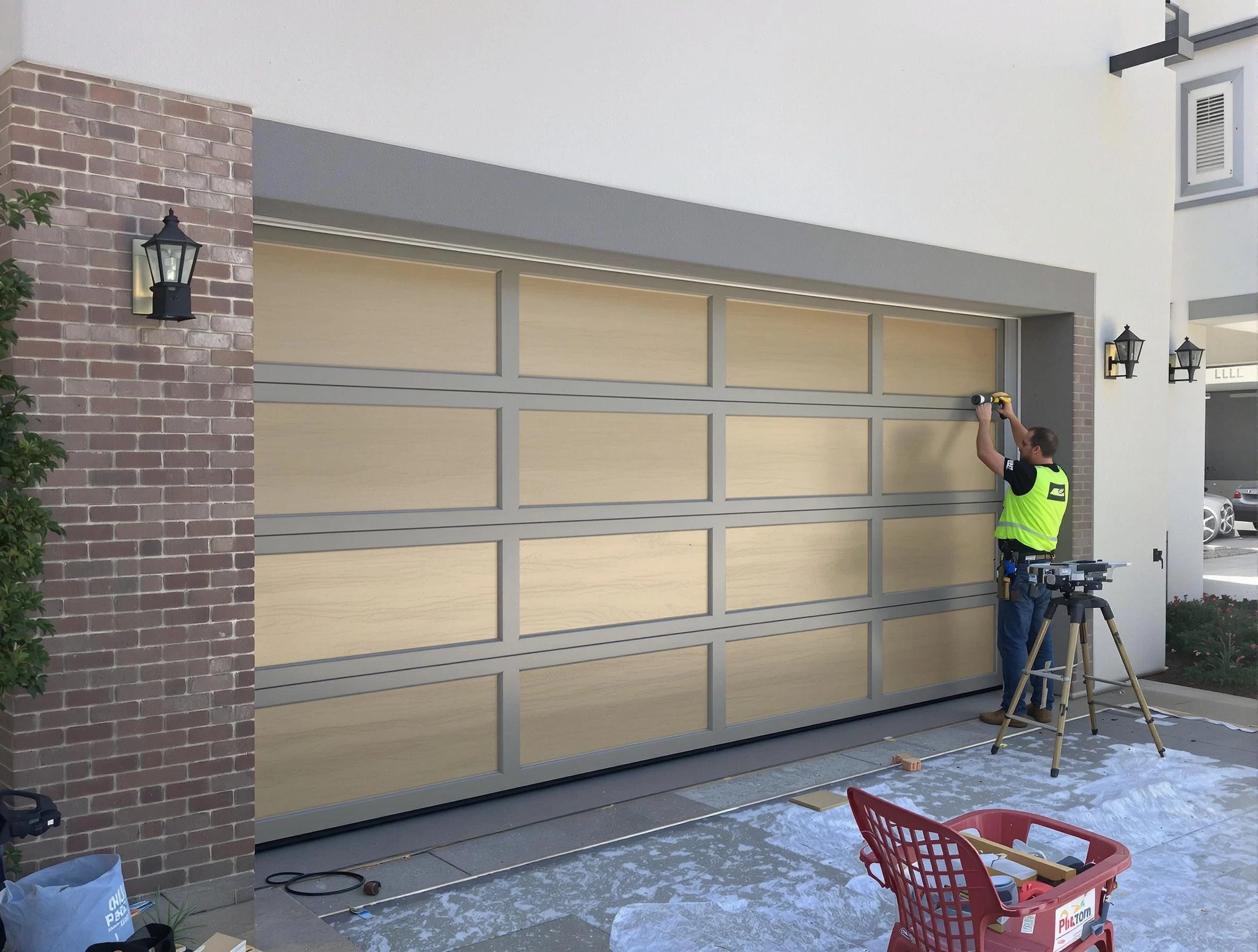 Garage door replacement service by North Andover Garage Door Repair in North Andover