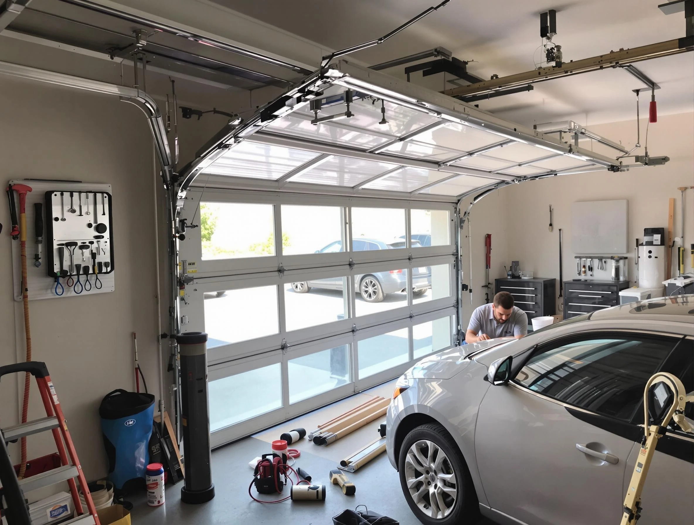Garage door noise reduction service by North Andover Garage Door Repair in North Andover