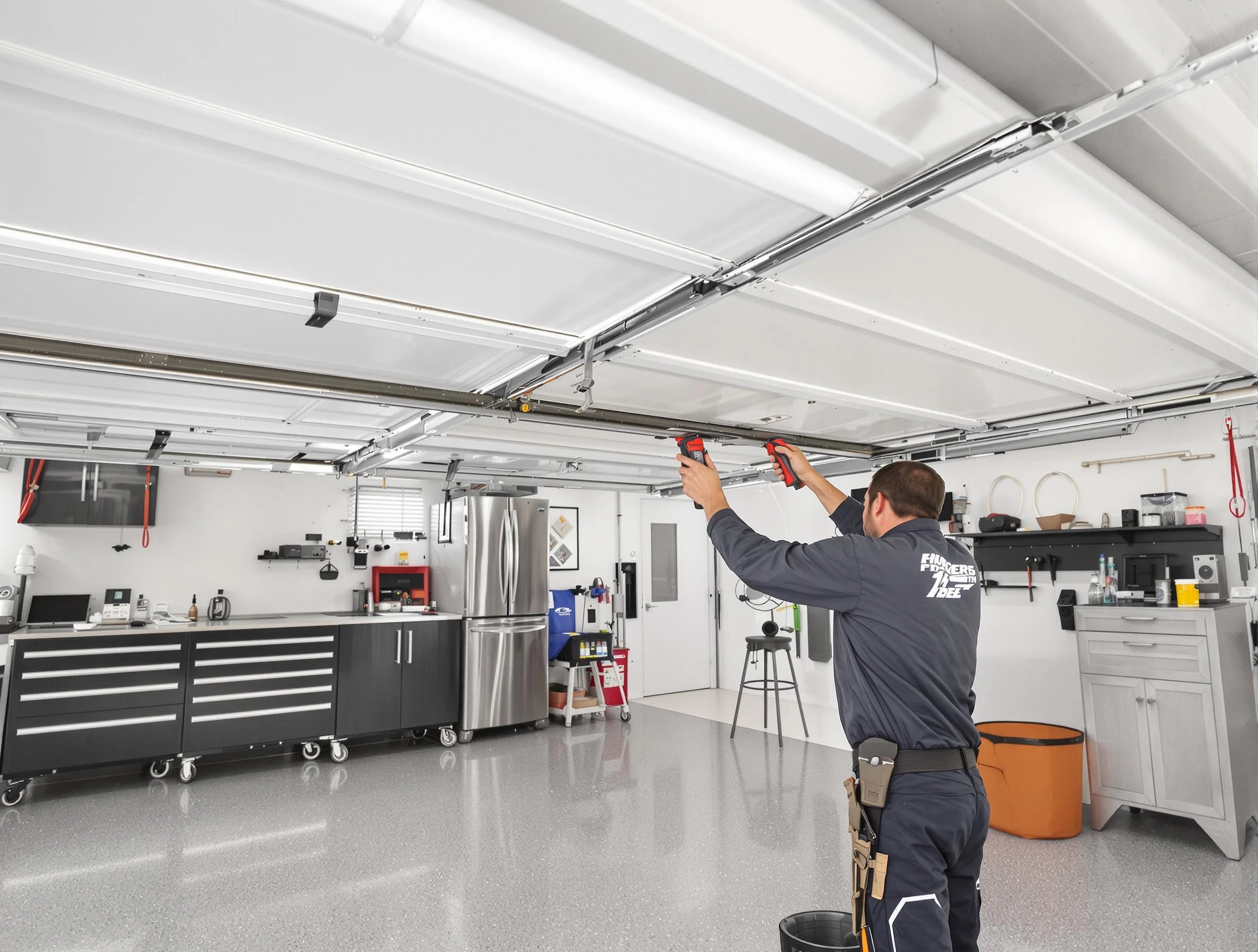 Overhead garage door repair service by North Andover Garage Door Repair in North Andover